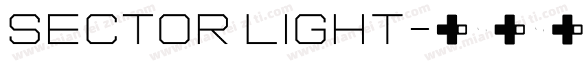 Sector Light字体转换